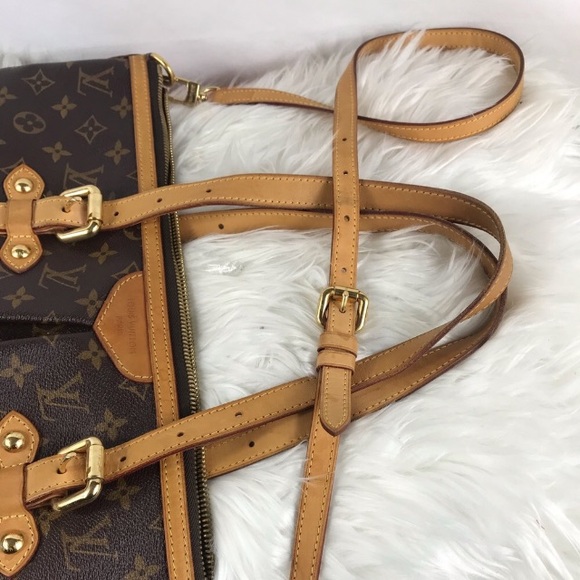 ๐ HUGE XL LOUIS VUITTON ZIPPER TOTE PALERMO GM W/RECEIPT - Picture 14 of 16